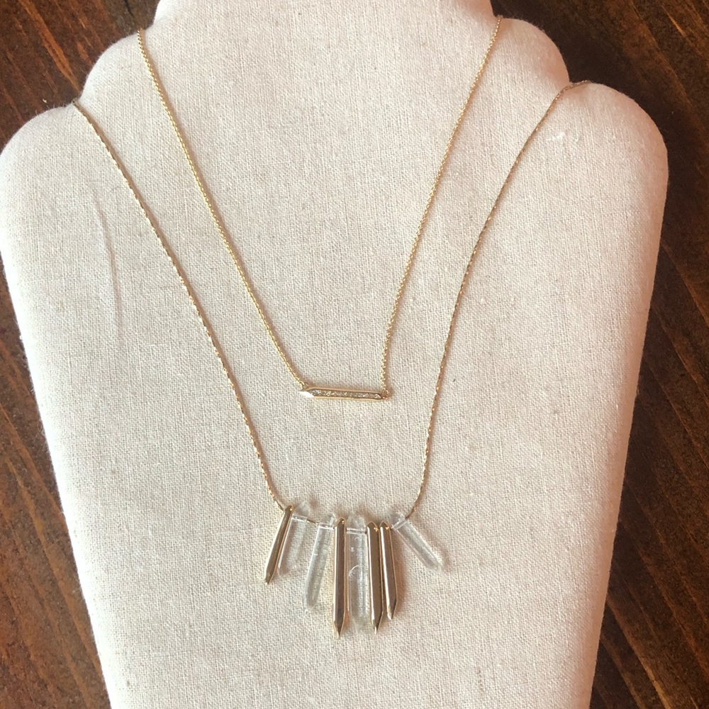 Stella & Dot Rebel Cluster Necklace